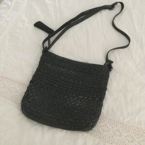 Valencia Black Leather Handbag Purse